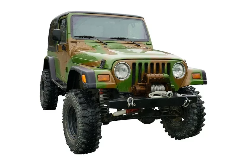 application de peinture automobile professionnelle sur véhicule tout-terrain