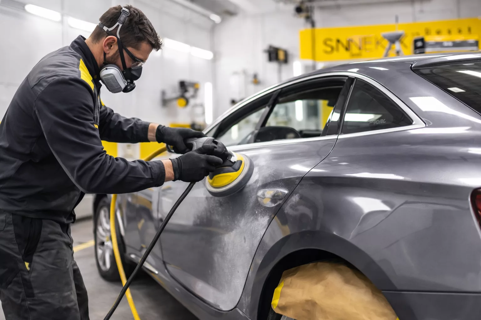 atelier e peinture à l'eau pour carrosserie premium